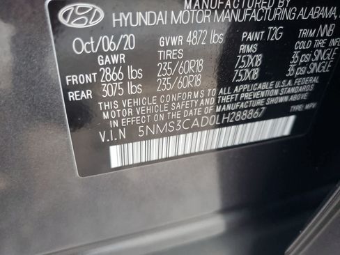 Used 2020 Hyundai Santa Fe SEL w/ Convenience + Premium Package AWD/4WD image 27