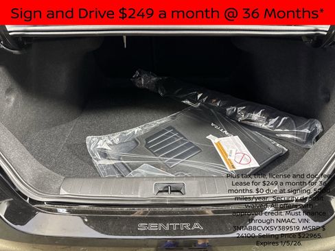 New 2025 Nissan Sentra SV w/ All-Weather Package image 34