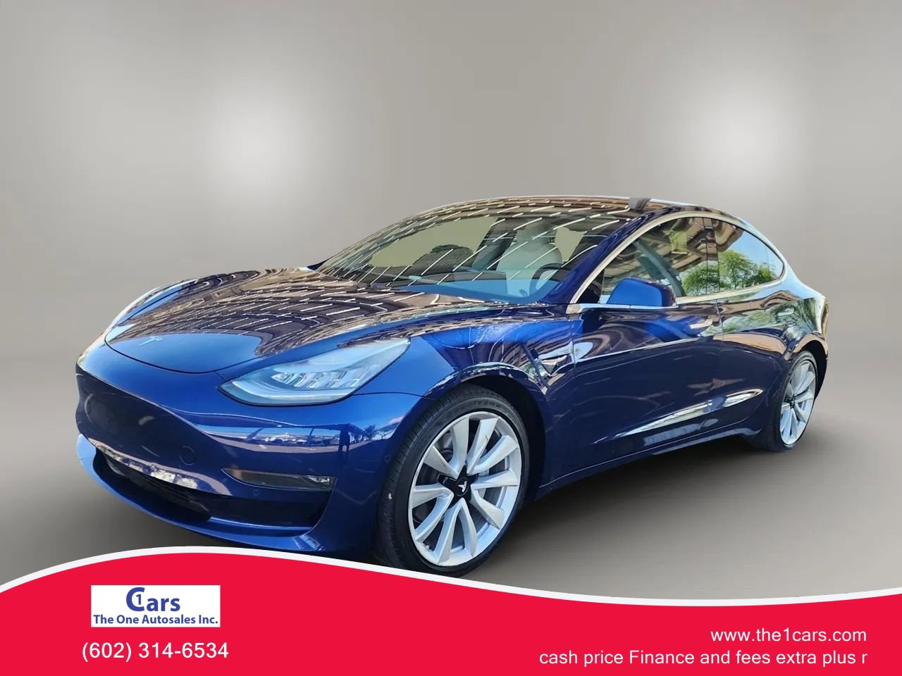 Used 2018 Tesla Model 3 Long Range AWD/4WD image 1