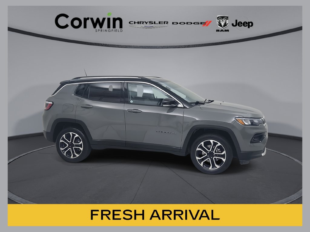 Used 2022 Jeep Compass Limited w/ Sun and Sound Group AWD/4WD 360° Tour