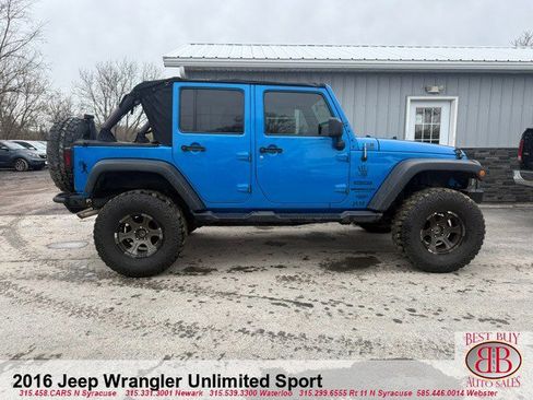 Used 2016 Jeep Wrangler Unlimited Sport w/ Connectivity Group image 2