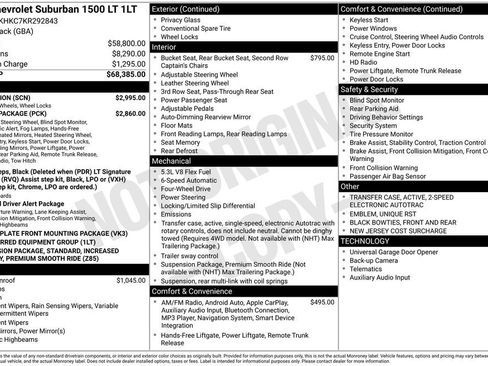 Certified 2019 Chevrolet Suburban LT w/ RST Edition image 35