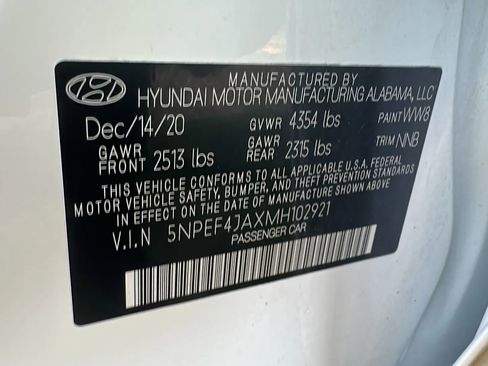 Used 2021 Hyundai Sonata SEL w/ Convenience Package FWD image 45