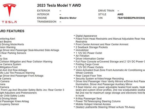 Used 2023 Tesla Model Y Long Range AWD/4WD image 19