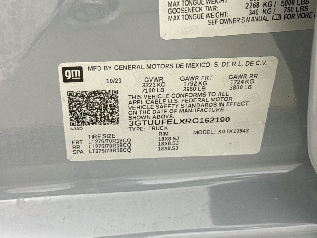 Used 2024 GMC Sierra 1500 AT4X AWD/4WD image 34