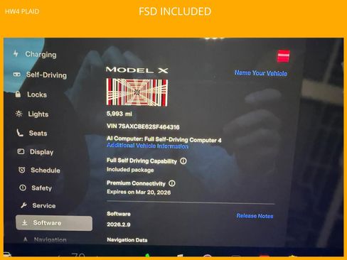 Used 2025 Tesla Model X Plaid image 2