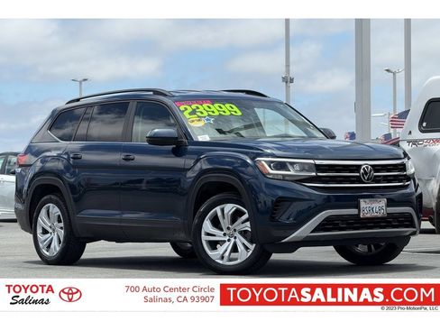 Used 2021 Volkswagen Atlas SE w/ Towing Package AWD/4WD image 1
