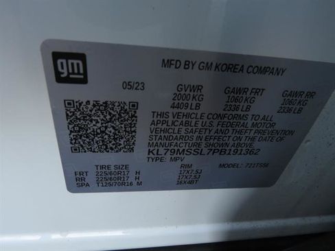 Certified 2023 Chevrolet TrailBlazer ACTIV w/ Sun and Liftgate Package image 14