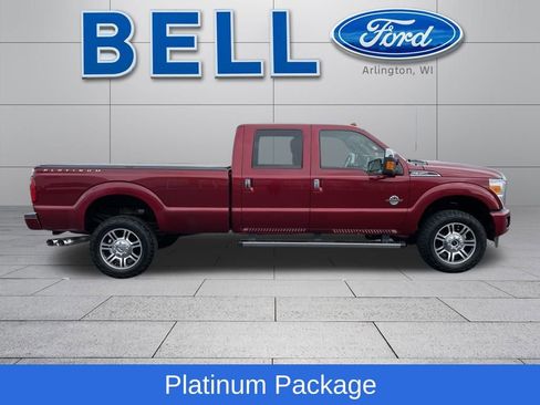 Used 2016 Ford F350 Platinum w/ Snow Plow Prep Package image 2
