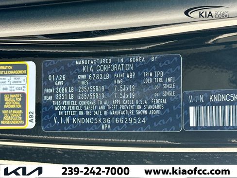 New 2026 Kia Carnival EX FWD image 43