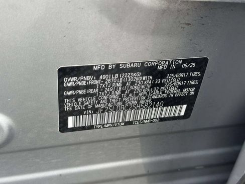 Certified 2025 Subaru Forester Premium AWD/4WD image 13