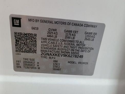 Used 2019 Chevrolet Equinox LT FWD image 33