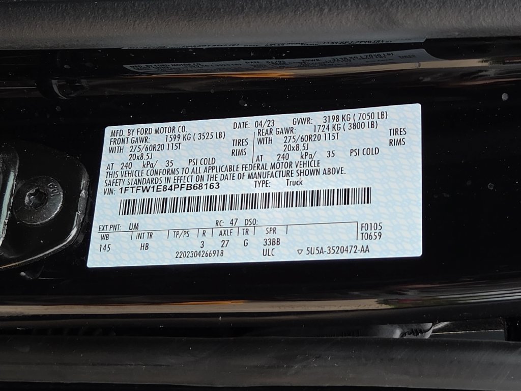 Certified 2023 Ford F150 Lariat w/ Equipment Group 502A High AWD/4WD image 33