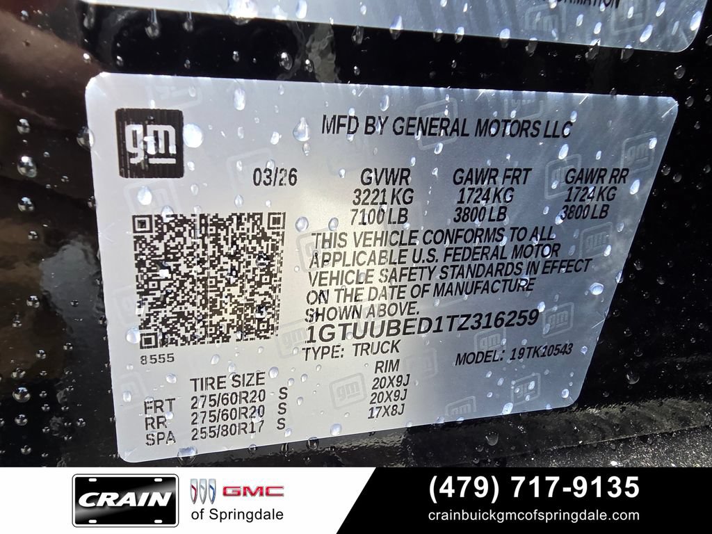 New 2026 GMC Sierra 1500 SLE w/ X31 Off-Road Package AWD/4WD image 33