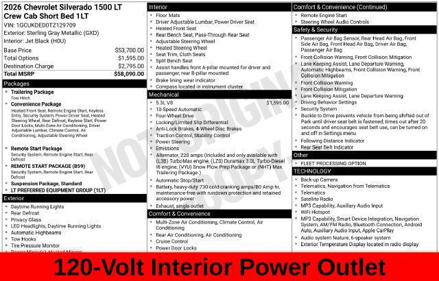 Used 2026 Chevrolet Silverado 1500 LT AWD/4WD image 36