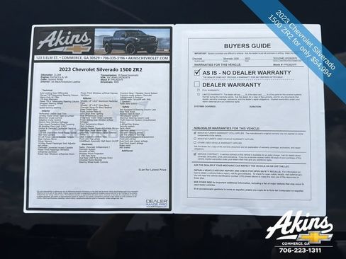 Used 2023 Chevrolet Silverado 1500 ZR2 w/ Technology Package AWD/4WD image 10