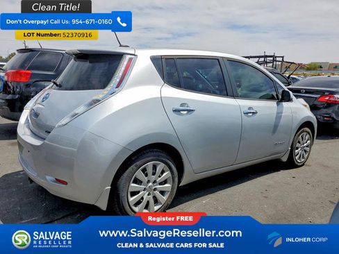 Used 2015 Nissan Leaf S w/ Charge Package FWD image 4
