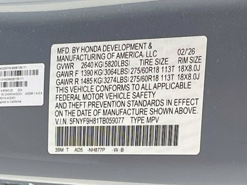 Used 2026 Honda Passport TrailSport Elite image 34