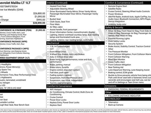 Used 2021 Chevrolet Malibu LT image 2