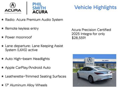 Certified 2025 Acura Integra FWD image 5
