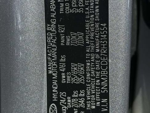 Certified 2024 Hyundai Tucson SEL AWD/4WD image 39