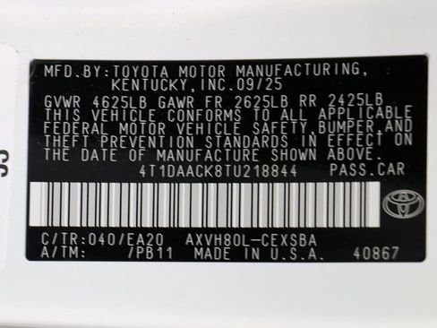 Used 2026 Toyota Camry XLE w/ Convenience Package image 34