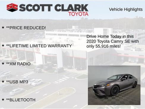 Used 2020 Toyota Camry SE image 12