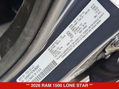 New 2026 RAM 1500 Lone Star AWD/4WD image 40