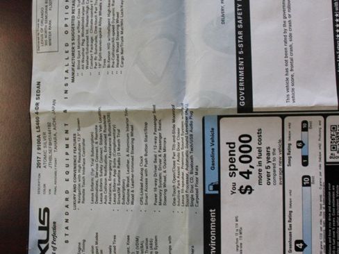 Used 2017 Lexus LS 460 image 45