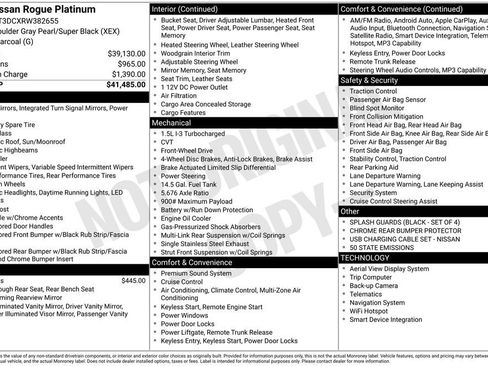 Certified 2024 Nissan Rogue Platinum FWD image 31
