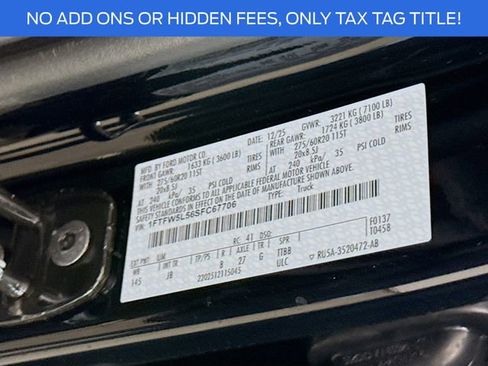 New 2025 Ford F150 Lariat w/ Equipment Group 502A High image 33