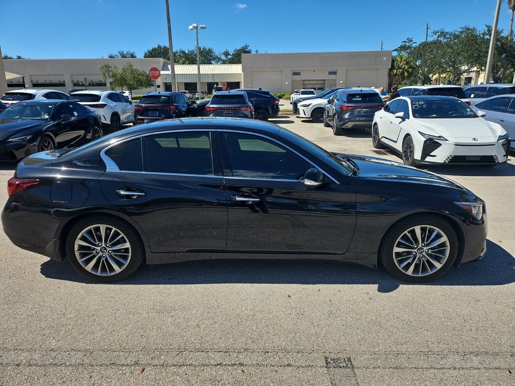 Used 2023 INFINITI Q50 Luxe w/ Cargo Package RWD image 4