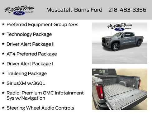 Used 2022 GMC Sierra 1500 AT4 w/ Technology Package AWD/4WD image 7