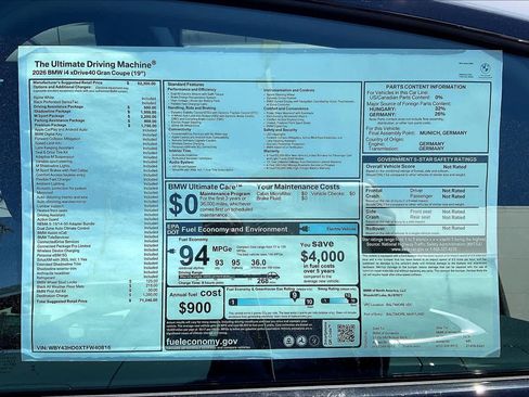 New 2026 BMW i4 xDrive40i w/ M Sport Package image 19