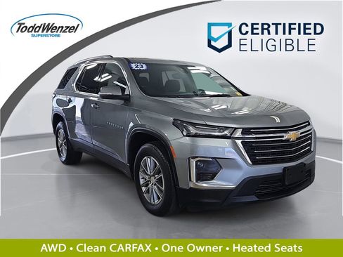 Certified 2023 Chevrolet Traverse LT w/ LPO, Floor Liner Package AWD/4WD image 1