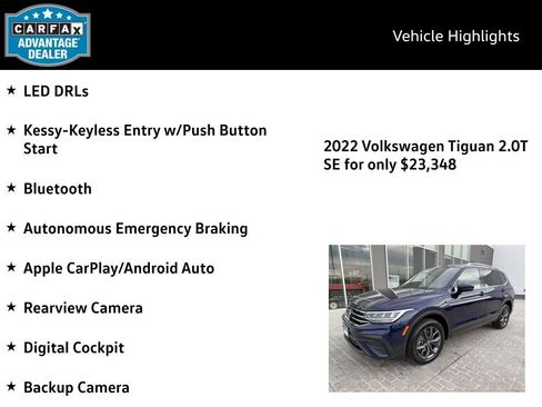 Certified 2022 Volkswagen Tiguan SE image 4
