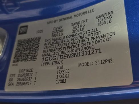 Certified 2022 Chevrolet Colorado Z71 AWD/4WD image 10