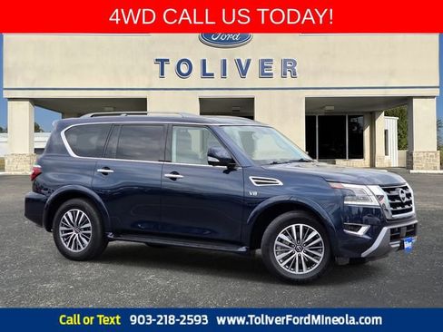 Used 2022 Nissan Armada SL w/ Captain's Chairs Package AWD/4WD image 1
