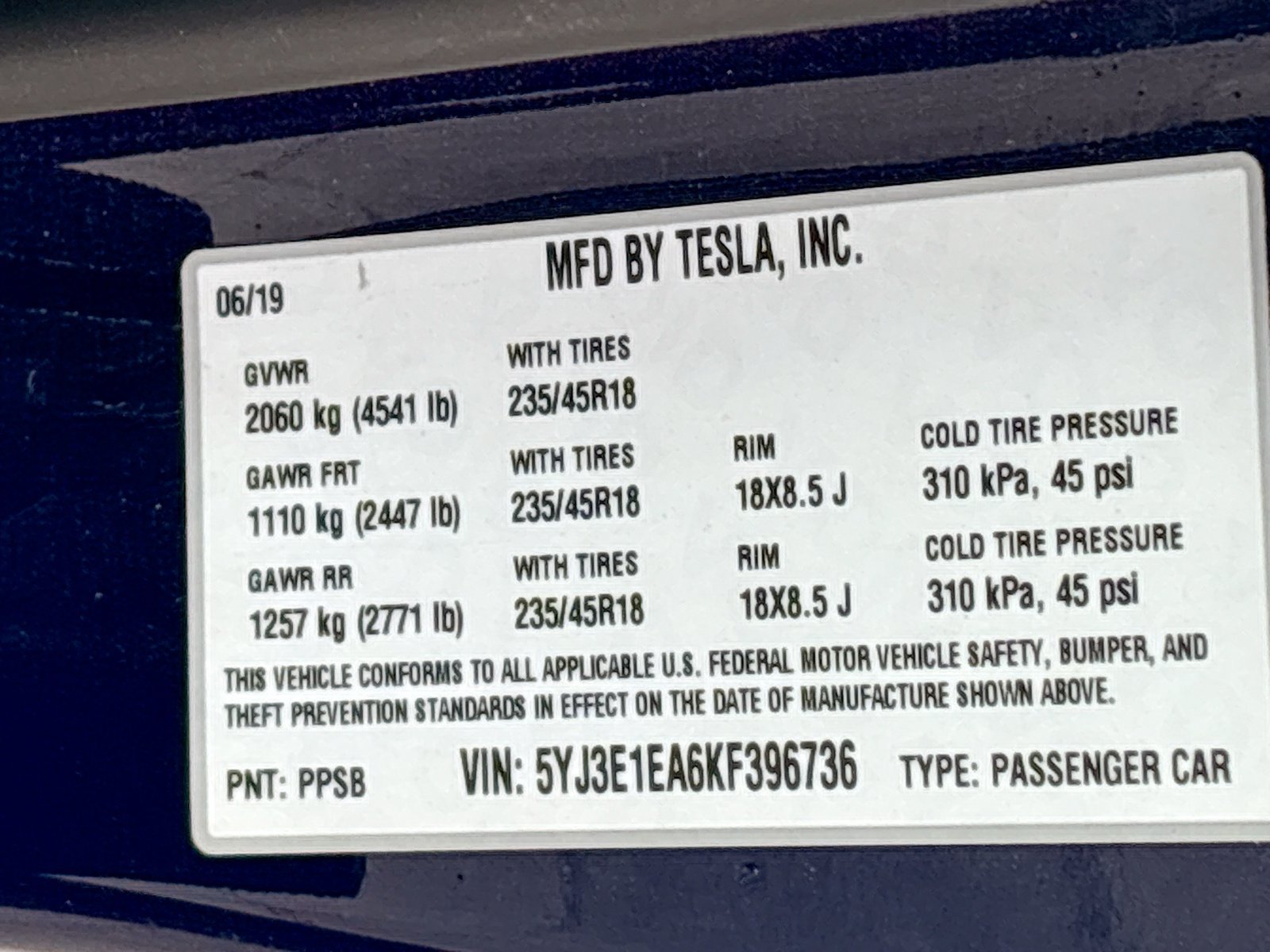 Used 2019 Tesla Model 3 Standard Range Plus RWD image 29