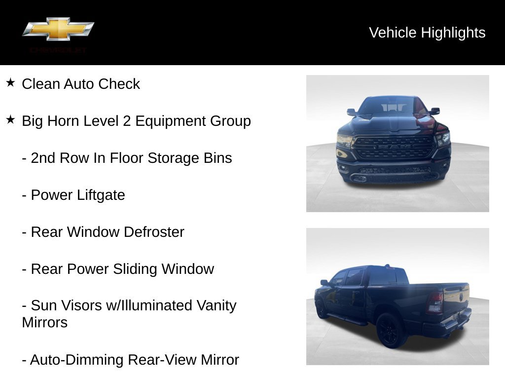 Used 2022 RAM 1500 Big Horn AWD/4WD image 18