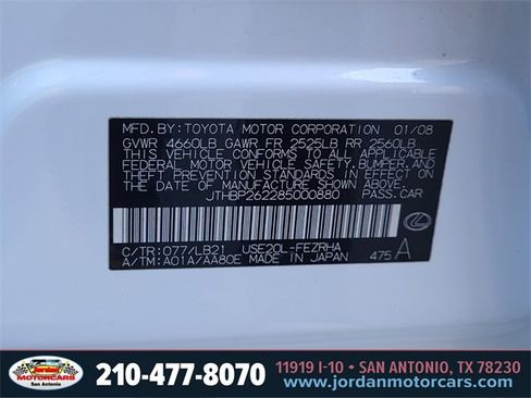 Used 2008 Lexus IS F F image 31