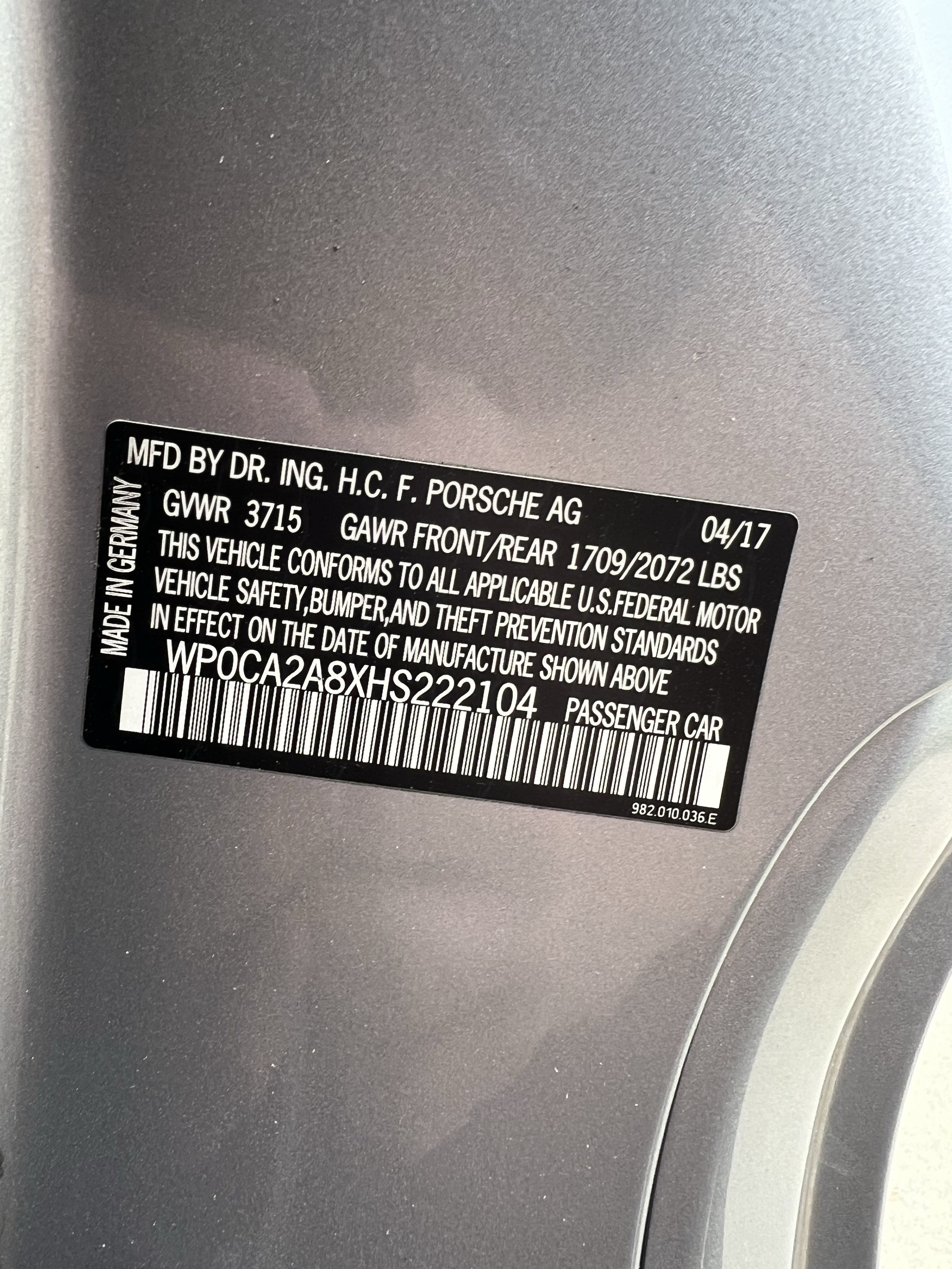 Used 2017 Porsche 718 Boxster RWD image 37