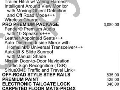 Used 2025 Nissan Frontier PRO-4X w/ Pro Premium Package image 3