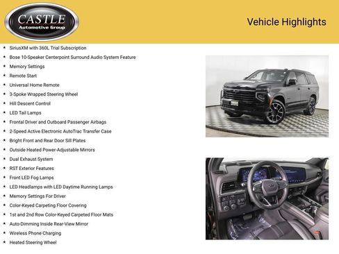 Used 2025 Chevrolet Tahoe RST w/ Comfort Package AWD/4WD image 12