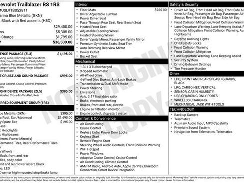 Used 2026 Chevrolet TrailBlazer RS w/ Convenience Package image 26