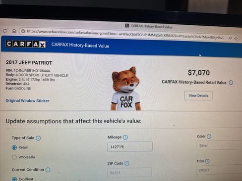 Used 2017 Jeep Patriot Sport w/ Tire & Wheel Group image 7