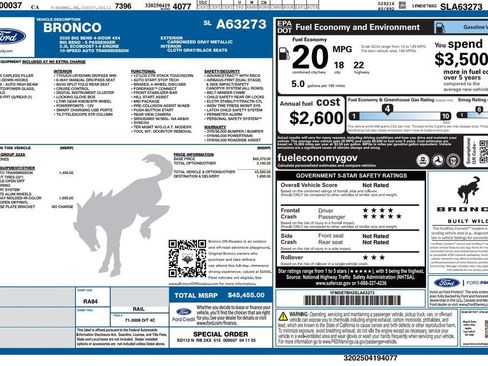 Used 2025 Ford Bronco Big Bend AWD/4WD image 4