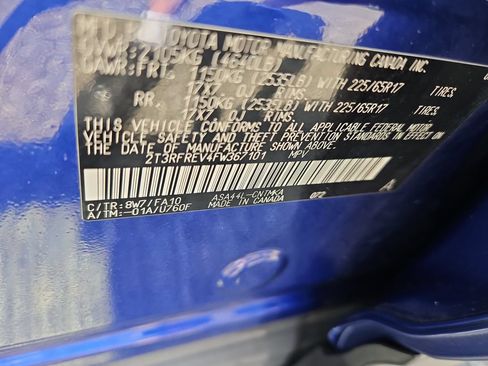 Used 2015 Toyota RAV4 XLE AWD/4WD image 14