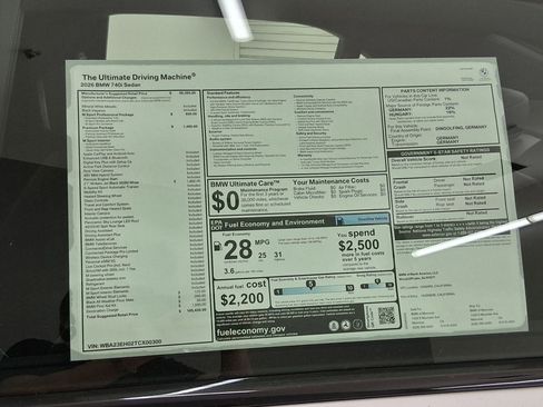 New 2026 BMW 740i w/ Premium Package image 31