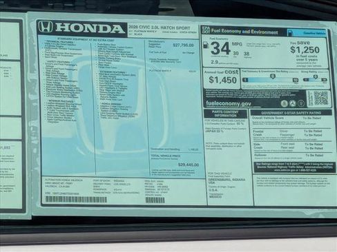 New 2026 Honda Civic Sport image 17